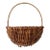Vintage Woven Wall Basket For Sale