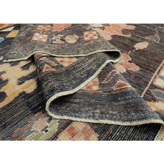 Textile Turkish Oushak Old Wool Rug 12'3" x 18' #18072 For Sale - Image 7 of 8