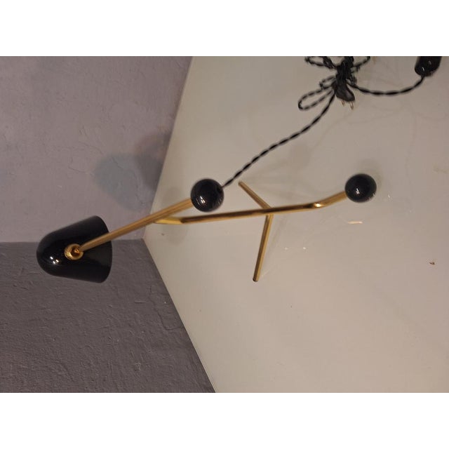 Black Table Lamp by Giulia and Guido Guarnieri for Tato For Sale - Image 8 of 18