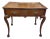 English Chippendale Style Mahogany Tea Table With Single Drawer For Sale