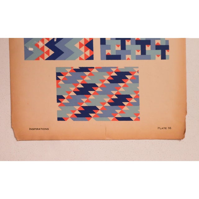 Art Deco 1928 American Design Pochoir, Inspirations (Book B, Plate 16), André Durenceau For Sale - Image 3 of 3