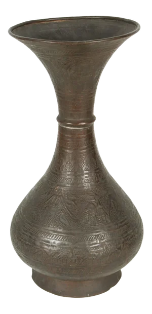 19th Century Persian Islamic Bronzed Vase