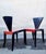 Metal Set of Postmodern Chairs by Emanuelle Zenere for Cattelan, Italy, 1990s For Sale - Image 7 of 14