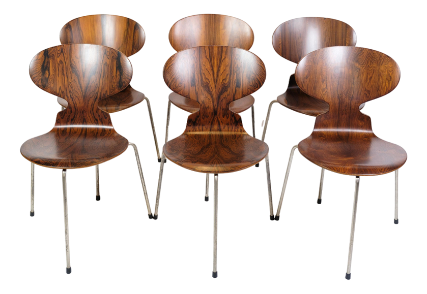 Arne Jacobsen Ant Chair ヴィンテージ ローズウッド Arne Jacobsen a pair of Ant chair in Rosewood｜Luca