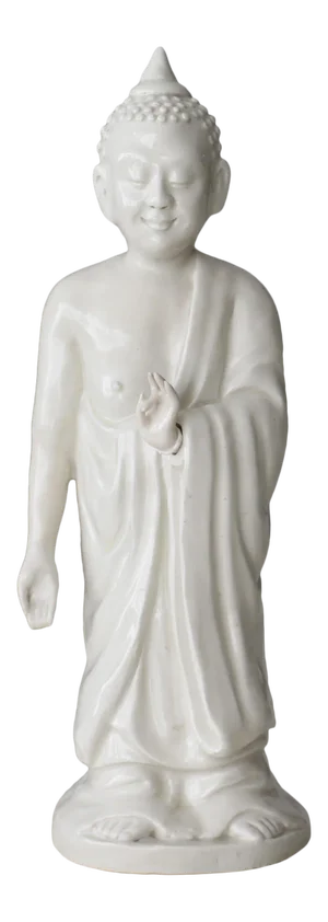 19th Century Porcelain Blanc De Chine Figure