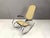 Bauhaus Vintage Chrome and Rattan Rocking Chair, 1960s For Sale - Image 3 of 11
