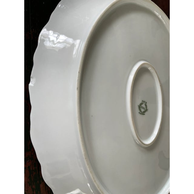 Absolutely stunning antique 1919, O&EO Royal Austrian, Ranson Edge Pattern, 3 piece oval vegetable, casserole serving...