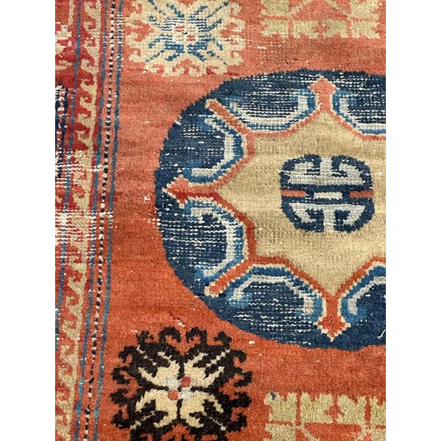 Antique Chinese Rug, 1890s For Sale - Image 4 of 18