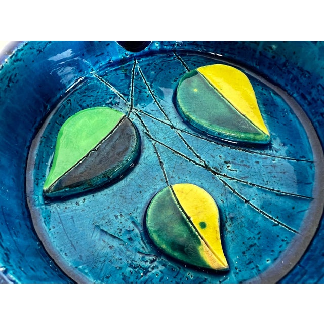 Bitossi Aldo Londi Rimini Blue Ashtray for Bitossi For Sale - Image 4 of 13