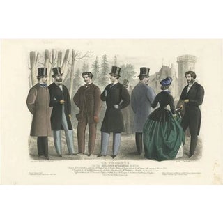 Fashion Print, 1861, Paper For Sale
