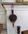 Wood 19th Century American Federal Painted Fireplace Bellows With Bronze Foliage For Sale - Image 7 of 11