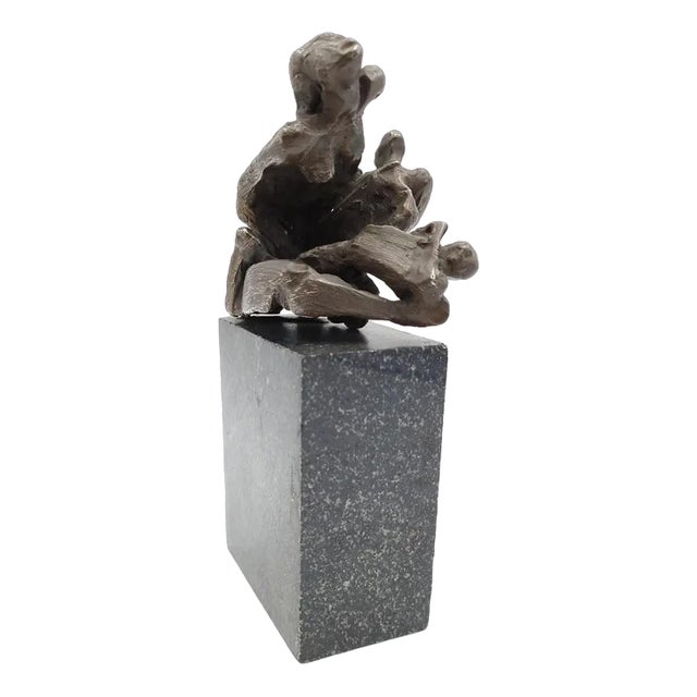 Contemporary Cast Bronze Sculpture, 1960s For Sale