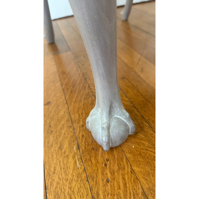 Ivory 1990s Pair of Paramount Antiques Carved Chippendale Style Armchairs, New York Import For Sale - Image 8 of 12