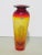 Mid 20th Century Blenko Crackle Glass Amberina Vase For Sale In Philadelphia - Image 6 of 6