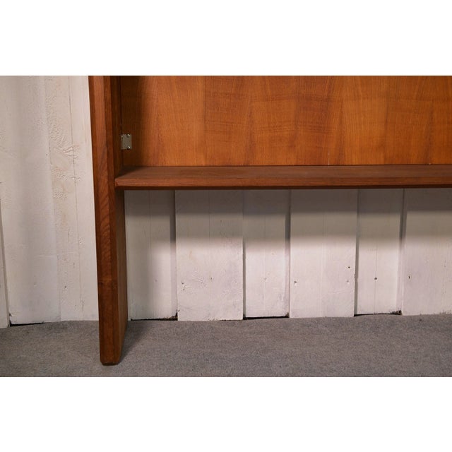 1950s Modernist Elm Shelf by Pierre Chapo for Seltz, 1950s For Sale - Image 5 of 12
