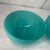 1940s Large Tiffany Blue Opaline French Style Lidded Apple Vessel For Sale - Image 5 of 8