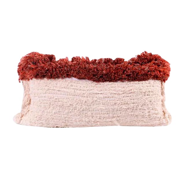 Fringe Furry Pillow by R & U Atelier For Sale