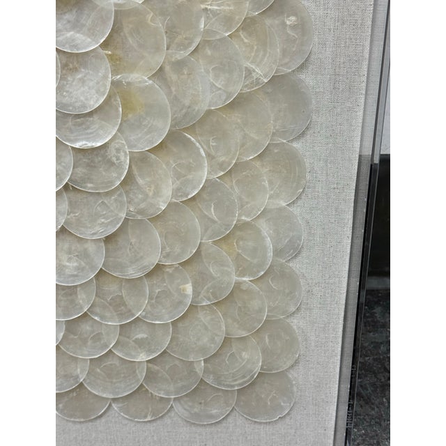 Restoration Hardware Capiz Shell Art Panel For Sale - Image 11 of 12