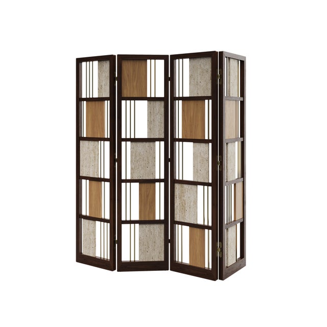 Wordsworth Folding Screen from Wood Tailors Club For Sale - Image 10 of 10