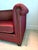 2010s Le Jeune Miami Custom Burgundy Rolled-Arm Sofa With Nailhead Trim & Accessories For Sale - Image 5 of 8