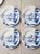 Blue Vintage Laboratorio Paravicini Milano Hand-Painted Blue & White Landscape Plates - Set of 4 For Sale - Image 8 of 10