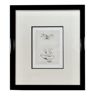 Charles Bragg Seven Deadly Sins, Thou Shalt Not C. 1980 Reproduction Print For Sale