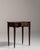 19th Century France Rich Walnut Brown Carved Walnut Side Table With Drawer For Sale - Image 10 of 11