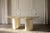 Wood 1980s Attributed to Karl Springer Knife Edge Goat Skin Dining Table For Sale - Image 7 of 16