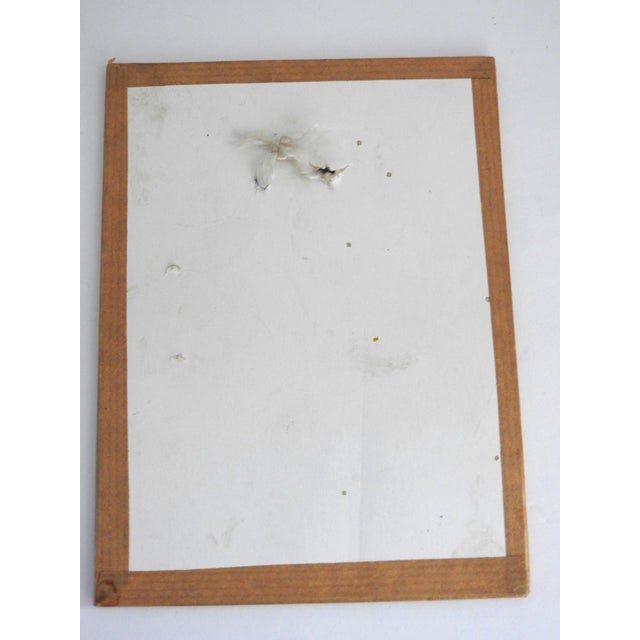Glass Vintage Mid-20th Century Senegalese "Suwer" Reverse Glass Painting by Ibrahima Sall For Sale - Image 7 of 8