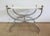Metal 20th Century Curule Stool For Sale - Image 7 of 18
