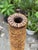 Mid-Century Modern 20th Century *GIANT* MCM tall basket dark brown bamboo and twine 53" tall For Sale - Image 3 of 4