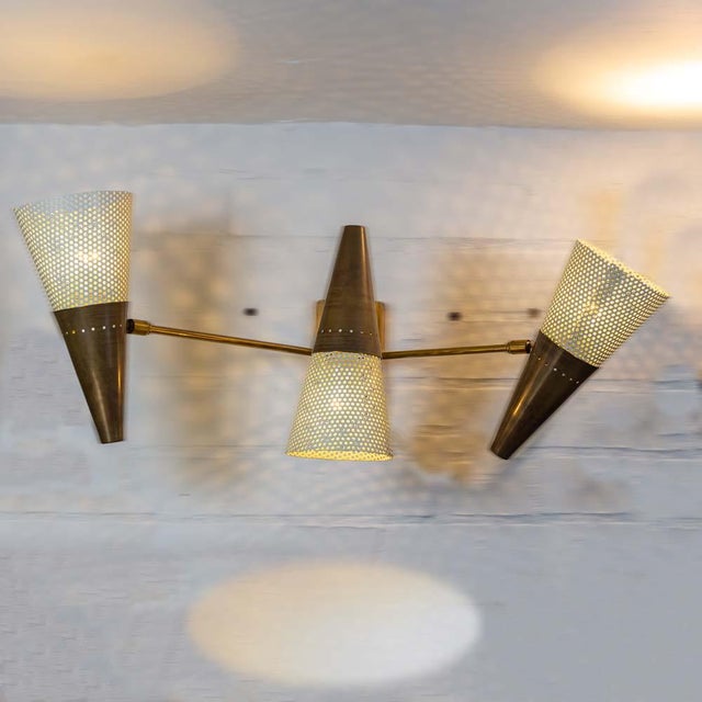 JDV 3 Sconces by Diego Mardegan, Set of 2 For Sale - Image 4 of 11