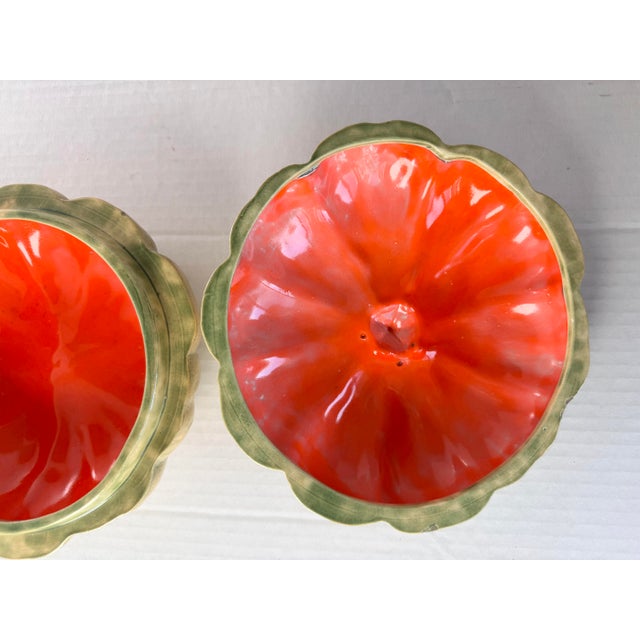 Ceramic Lidded Pumpkin Squash Dish For Sale - Image 7 of 10