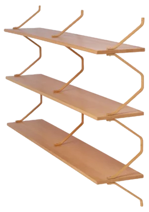 Shelves Model Mi 1050 attributed to Bruno Mathsson, Sweden, 1960s, Set of 2