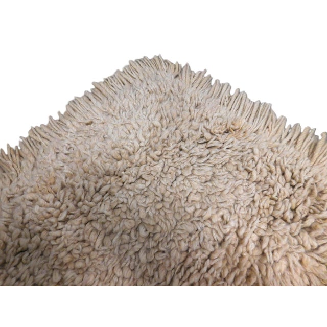 Vintage Hand Made Flokati Rug With Lush Wool Pile. For Sale - Image 11 of 13