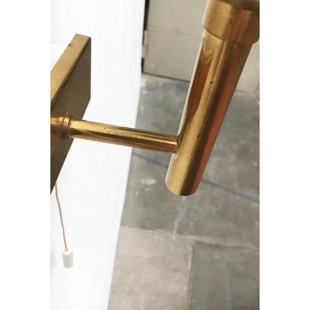 Mid-Century Modern German Brass and Glass Sconces from Doria Leuchten, Set of 2 For Sale - Image 11 of 18