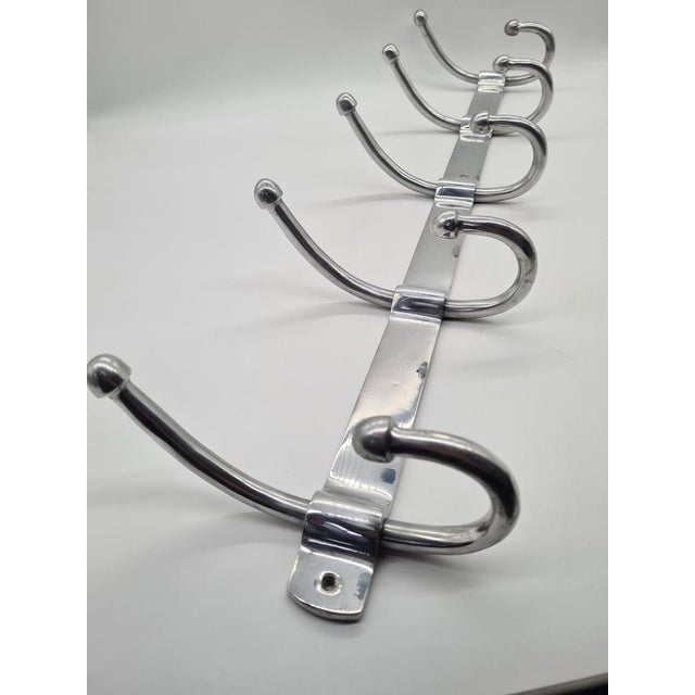 Modernist Aluminum Wall Hook, 1970s For Sale - Image 4 of 6