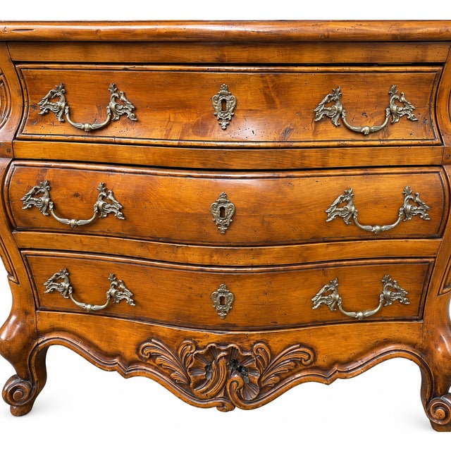 Wood Louis XV Bombé Commode, 1920s For Sale - Image 7 of 13