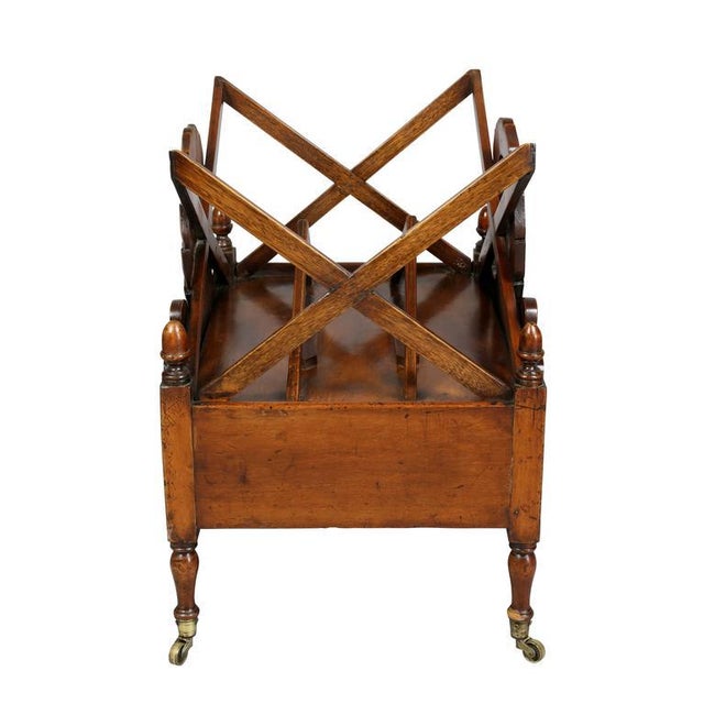 Brown William IV Mahogany Canterbury For Sale - Image 8 of 11