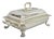 Antique English Regency Georgian Silver Plated Covered Chafing Serving Dish For Sale