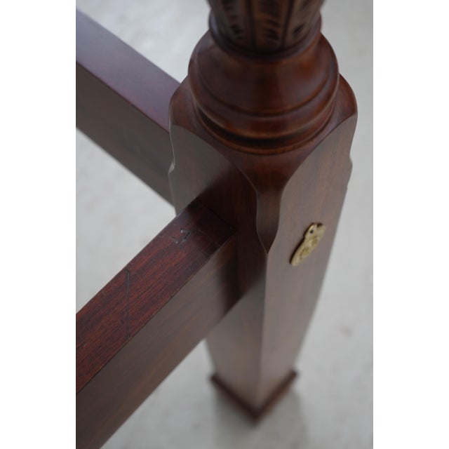 Henkel Harris Queen Size Mahogany Model 150 Poster Bed For Sale - Image 10 of 16