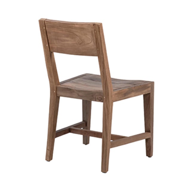 Raw Teak Wood Dining Chair Chairish