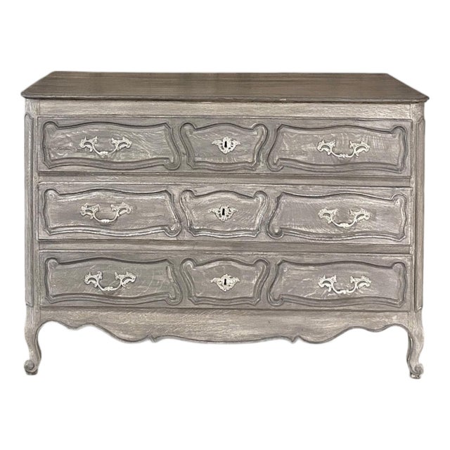18th Century Country French Painted Commode For Sale