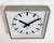 Industrial Grey Square Wall Clock from Pragotron, 1980s For Sale - Image 4 of 17