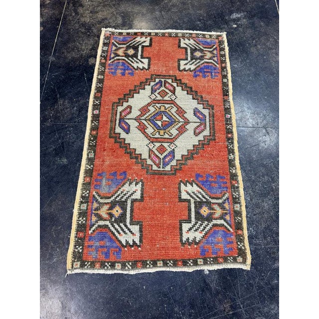 Turkish Yastik Rug 1'8" x 2'10" For Sale - Image 4 of 5