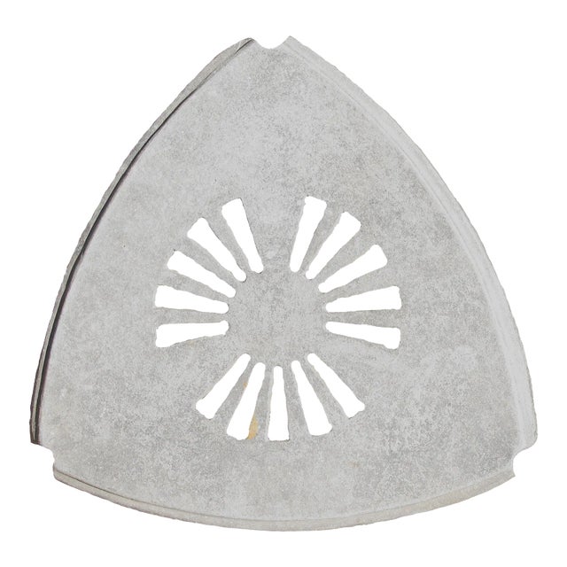 Zinc Architectural Salvage Element For Sale