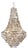 Regina Andrew Capri Abalone Shell Chandelier For Sale
