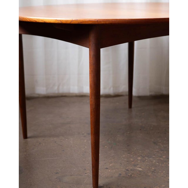 1960s Danish Teak Dining Table in the Style of Grete Jalk, 1960s For Sale - Image 5 of 12