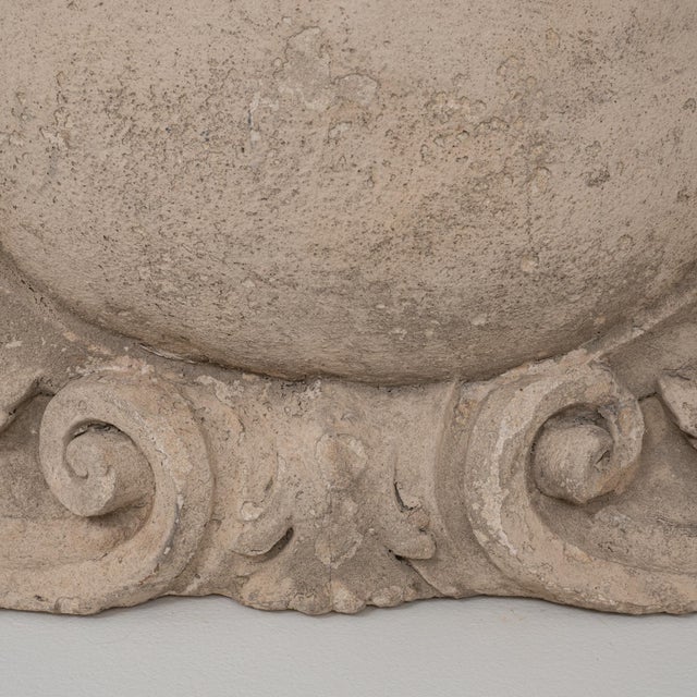 Stone 19th Century French Carved French Stone Architectural Ornament For Sale - Image 7 of 18