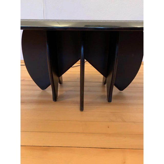 Black Coffee table, Italy, 1970s For Sale - Image 8 of 12